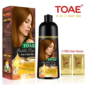 2026 TOAE Hair Dye Shampoo 6 In 1 Herbal Hair Dye Color Shampoo Plant For Woman And Men Hair Dye For Dark Hair Wine Rend And Chestnut Brown And Black FourColors Hair Dye Shampoo, Long Lasting & Coverage red wineBrush Nourish Scalp
