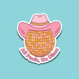 All Panic, No Disco sticker