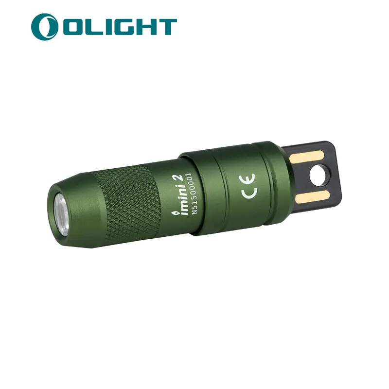 TikTokShopBlackFriday OLIGHT IMINI 2 EDC Rechargeable Keychain Flashlight, 50 Lumens Compact and Portable Light, tiny EDC Keyring Lights with Built-in Battery