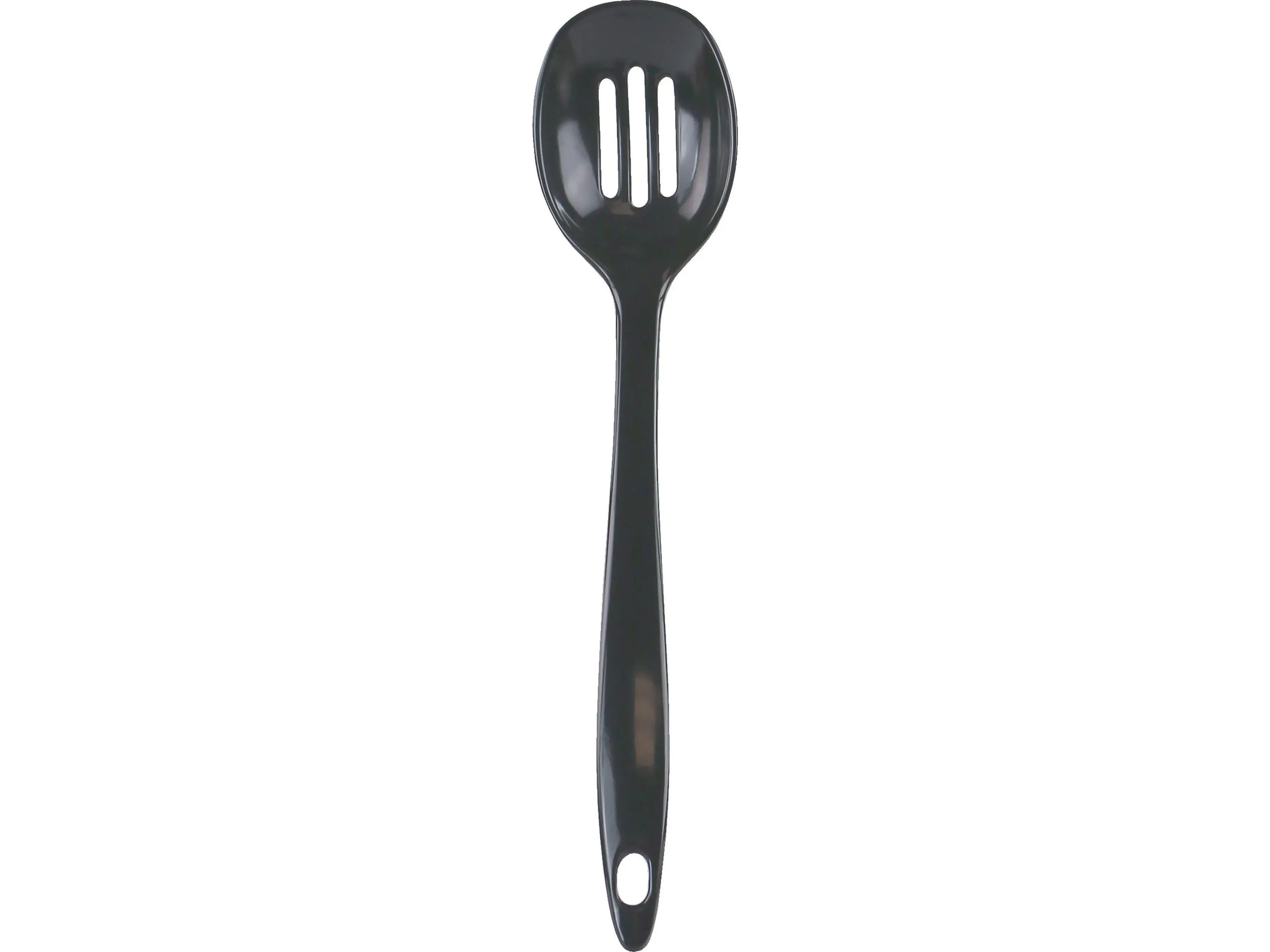 Reston Lloyd Melamine Slotted Spoon - Grey, Kitchen Utensil for Cooking and Serving, Utensils