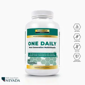 One Daily Multivitamin for Men & Women with Immune Support, Energy, Heart & Bone Health – High Potency Vitamins & Minerals – 60 Capsules