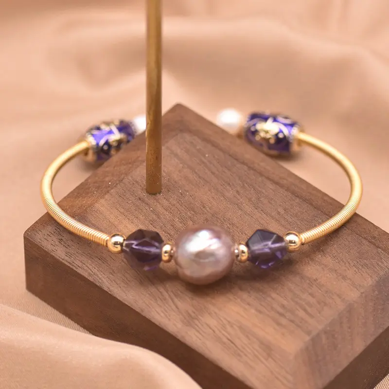 Purple Pearl Crystal Dora Activity Clois