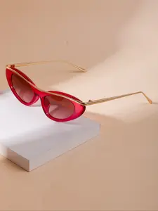 New Fashion Cat Eye Small Frame Glasses, Unique Brow Bar Design High-End Look, Suitable for Women & Men, Perfect for Photography Daily Wear Decorative Eyewear