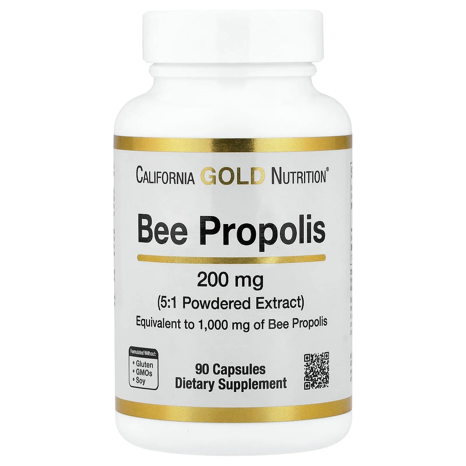 California Gold Nutrition Bee Propolis, 1,000 mg, 90 Capsules California Gold Nutrition Bee Propolis, 1,000 mg, 90 Capsules