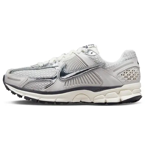 Nike Zoom Vomero 5 Photon Dust Metallic Silver Women's Or Men's Sizing (SKU: FD0884-025) Running Walking Shoes Girl Trainer Training Rubber Sneaker Sneaker