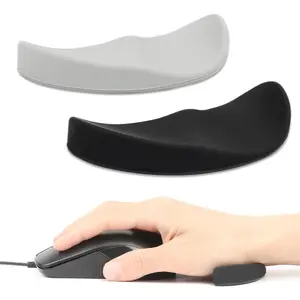 Ergonomic Mouse Wrist Rest, 2 Pieces Mouse Wrist Pad Glide For Gaming, Sliding Wrist Support For Keyboard And Mouse, Smooth Gliding Wrist Rest For Office Computer, Laptop, Wrist Pain Relief