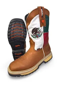 Raptor work boot bandera mexico para caballero