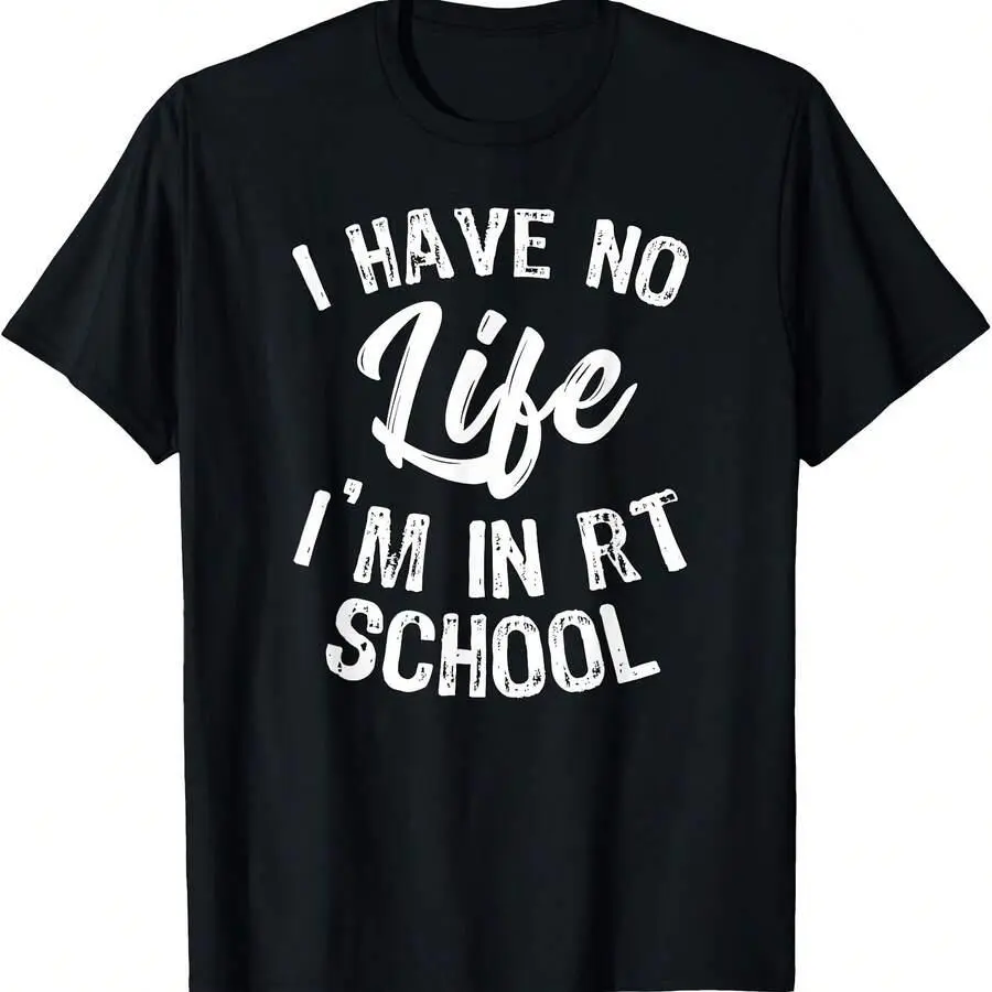 In RT School Gift, Funny Respiratory Therapy Student T-Shirt
