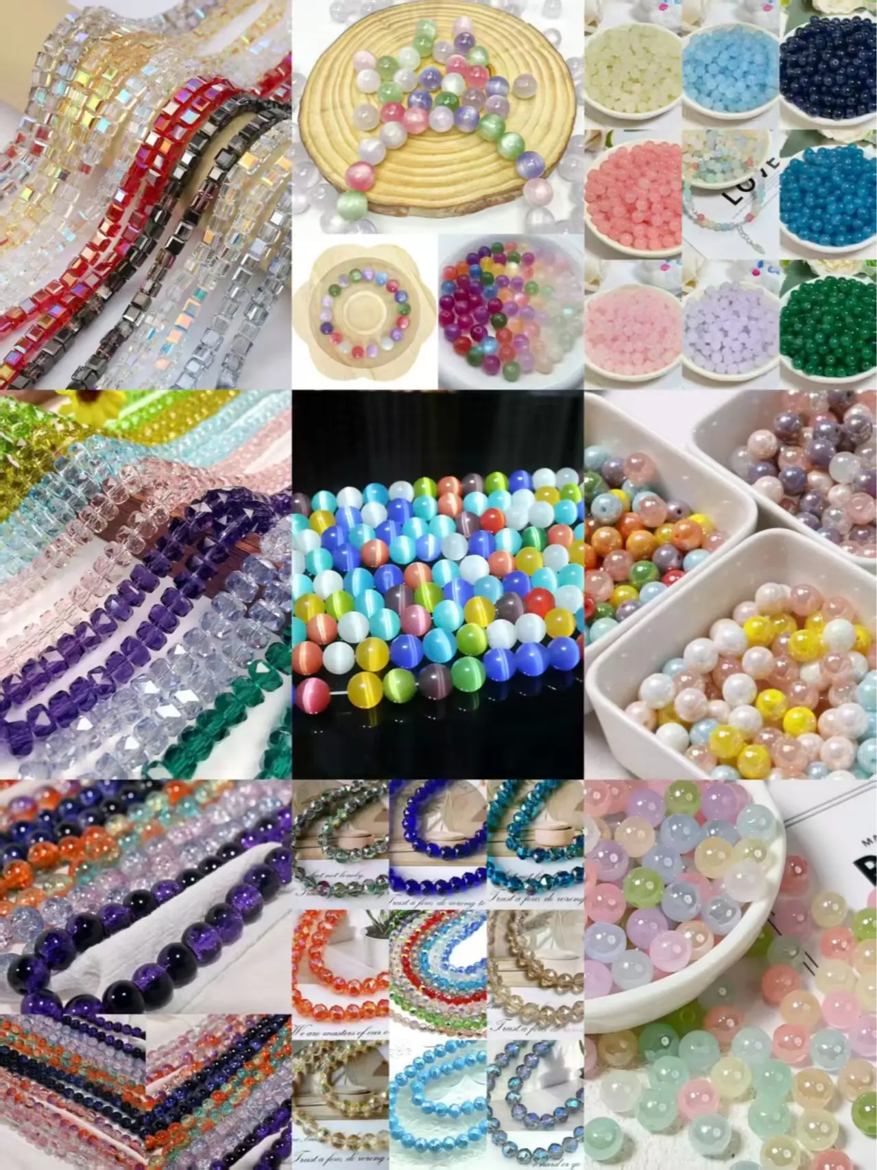 Ltty--B14-Glass Beads for Bracelet Jewelry Craft DIY(mix)