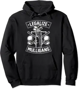 Legalize Mulligans Funny Golf Club And Ball Dad Joke Crest Pullover Hoodie - Margaritahe Shop 64B09LMWMKSB