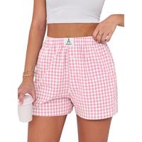 Pink White Plaid