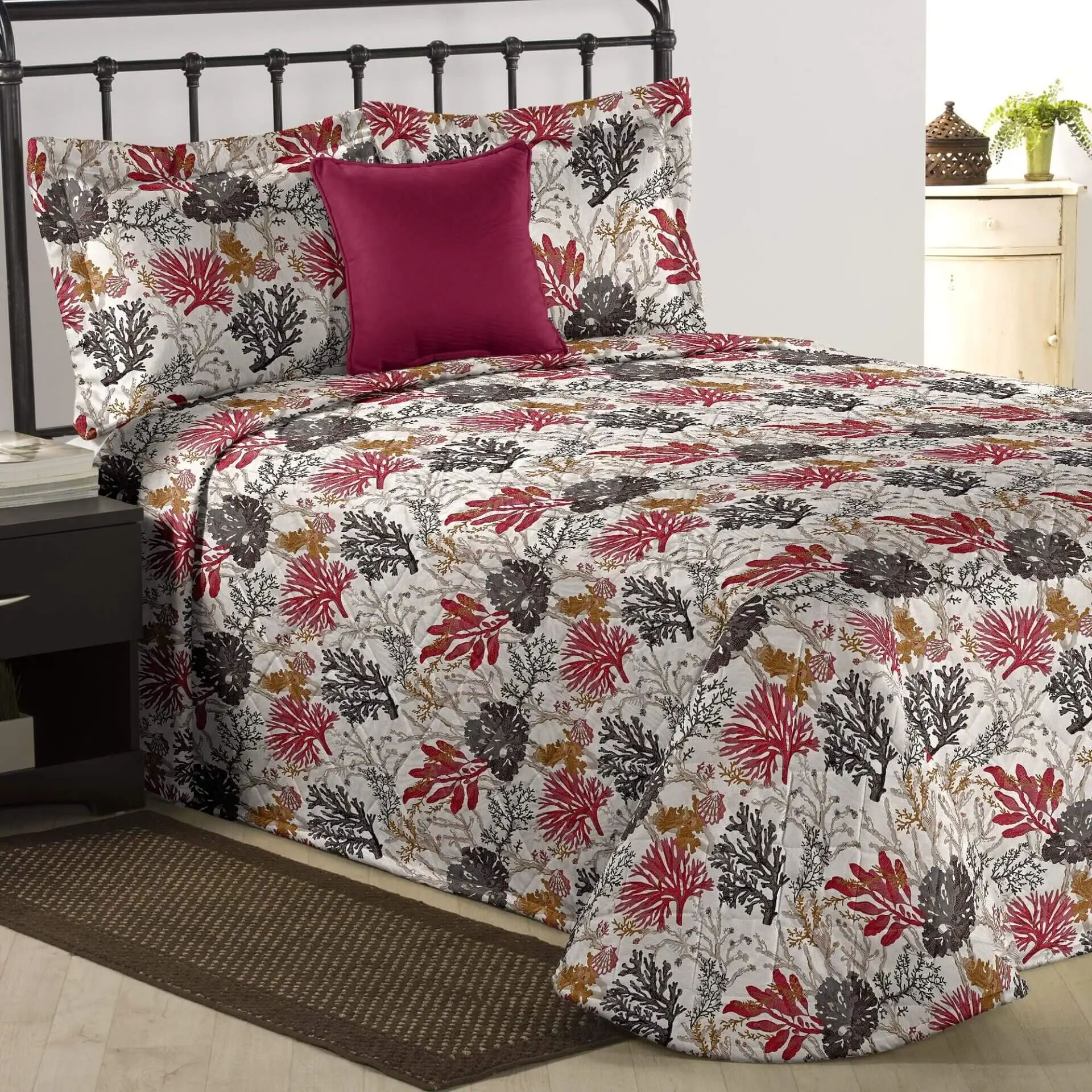 Coral Time Bedspreads