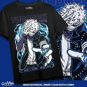 [Sale Up To 40%] Dabi T-shirt Toya Todoroki Girl Anime Manga Boku No Hero Shirt All Sizes