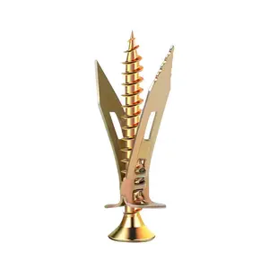 No Drill 200PCS Wall Anchor Kit Quick Install Heavy Duty Anchors Screws Adjustable Bracket for Drywall Wood Fast Easy Home Hanging