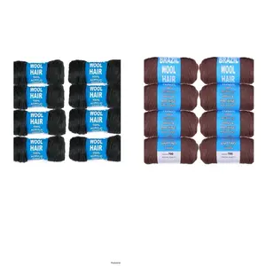 Black and Brown New beauty Brazilian Wool Black and Brown New beauty Brazilian Wool