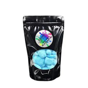 LOL Blue Raspberry Taffy Freeze Dried Candy by Graffiti Snacks LLC - Great Blue Raspberry Flavor Sweet Bonbon