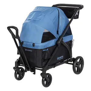 Baby Trend® Navigator® 2-in-1 Versatile Stroller Wagon w/ Adjustable Dual Canopies for Sun Protection Baby Trend® Navigator® 2-in-1 Versatile Stroller Wagon w/ Adjustable Dual Canopies for Sun Protection