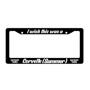 Corvette Summer License Plate Frame