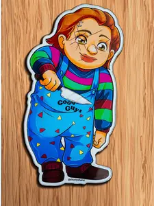 Shorty Chucky Sticker
