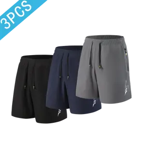 Men’s shorts with zippered pockets — summer casual, comfortable, breathable shorts for everyday wear, four-way stretch, available in various specifications and colors.