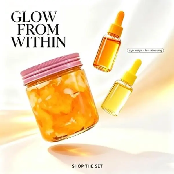 Body Butter & Body Oil Set 200g Hydrating For Dry Skin Post Shower Body Care Routine