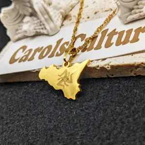 Sicily Necklace, Jewelry, Earrings, Gift, Italy