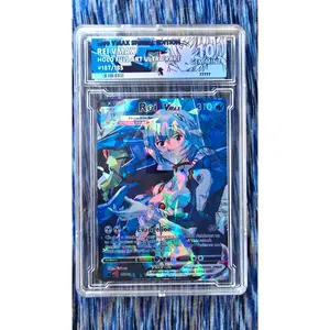 Rei Ayanami pokemon card w/ Custom Slab