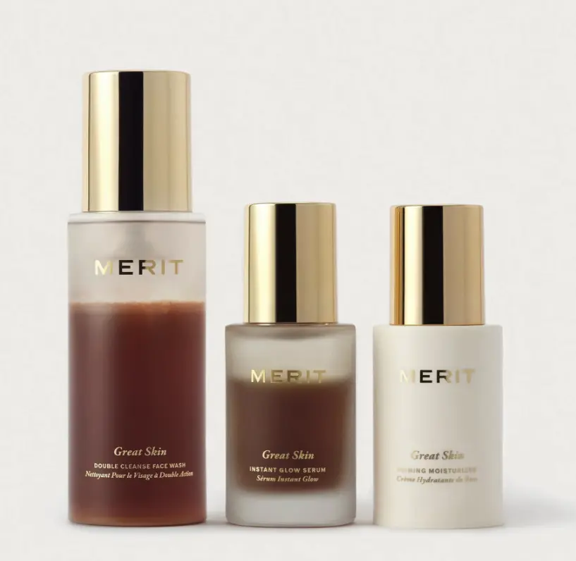 MERIT The Great Skin Trio - Great Skin Cleanser, Great Skin Priming Moisturizer & Great Skin Instant Glow Serum MERIT The Great Skin Trio - Great Skin Cleanser, Great Skin Priming Moisturizer & Great Skin Instant Glow Serum