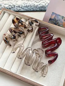Elegant Pattern Hair Claws, Claw Clips, Fashionable Hair Accessories for Women & Girls, Casual Versatile Hair Accessories for Daily Wear