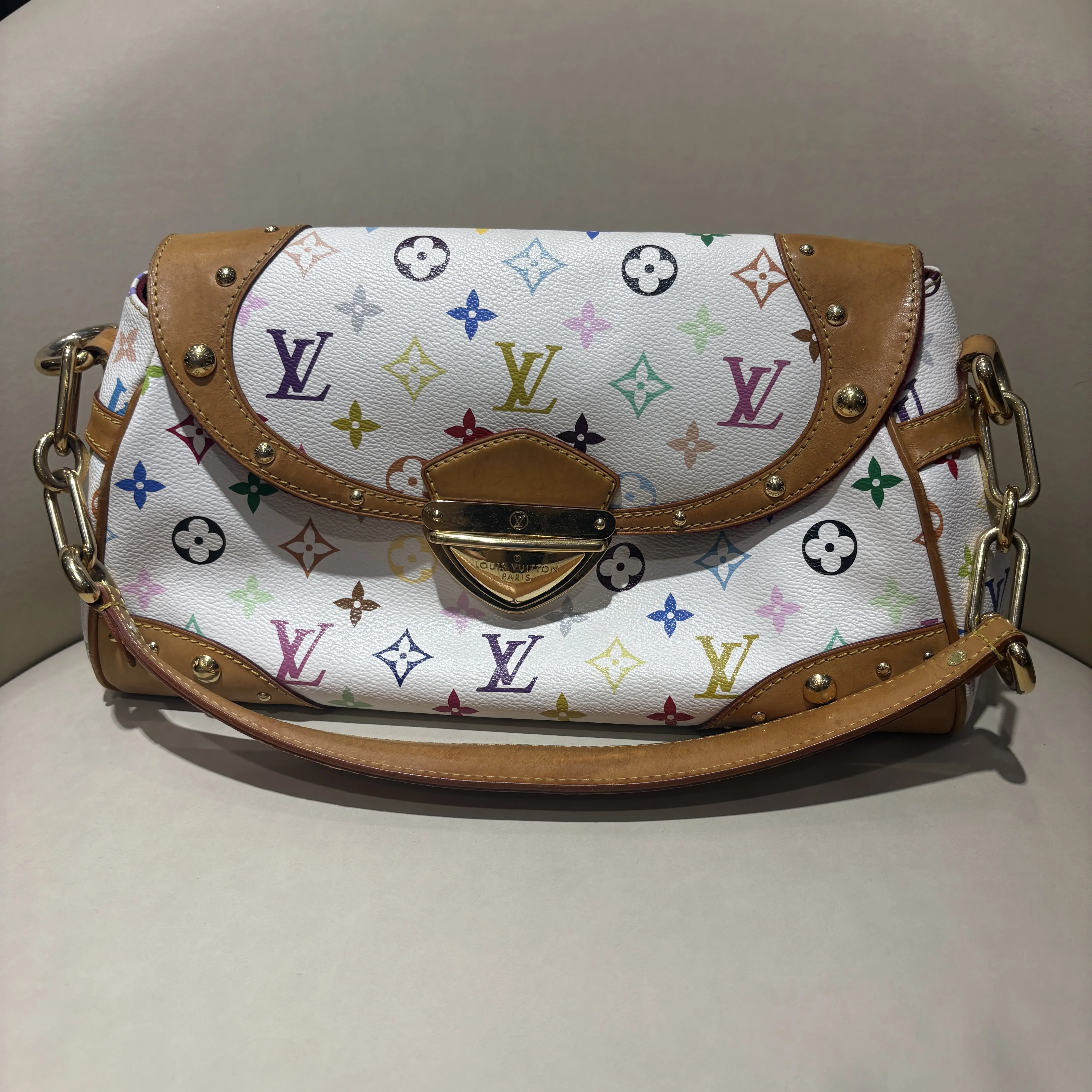 Pre-owned Canvas Crossbody Bags Louis Vuitton Murakami Monogram Multicolor