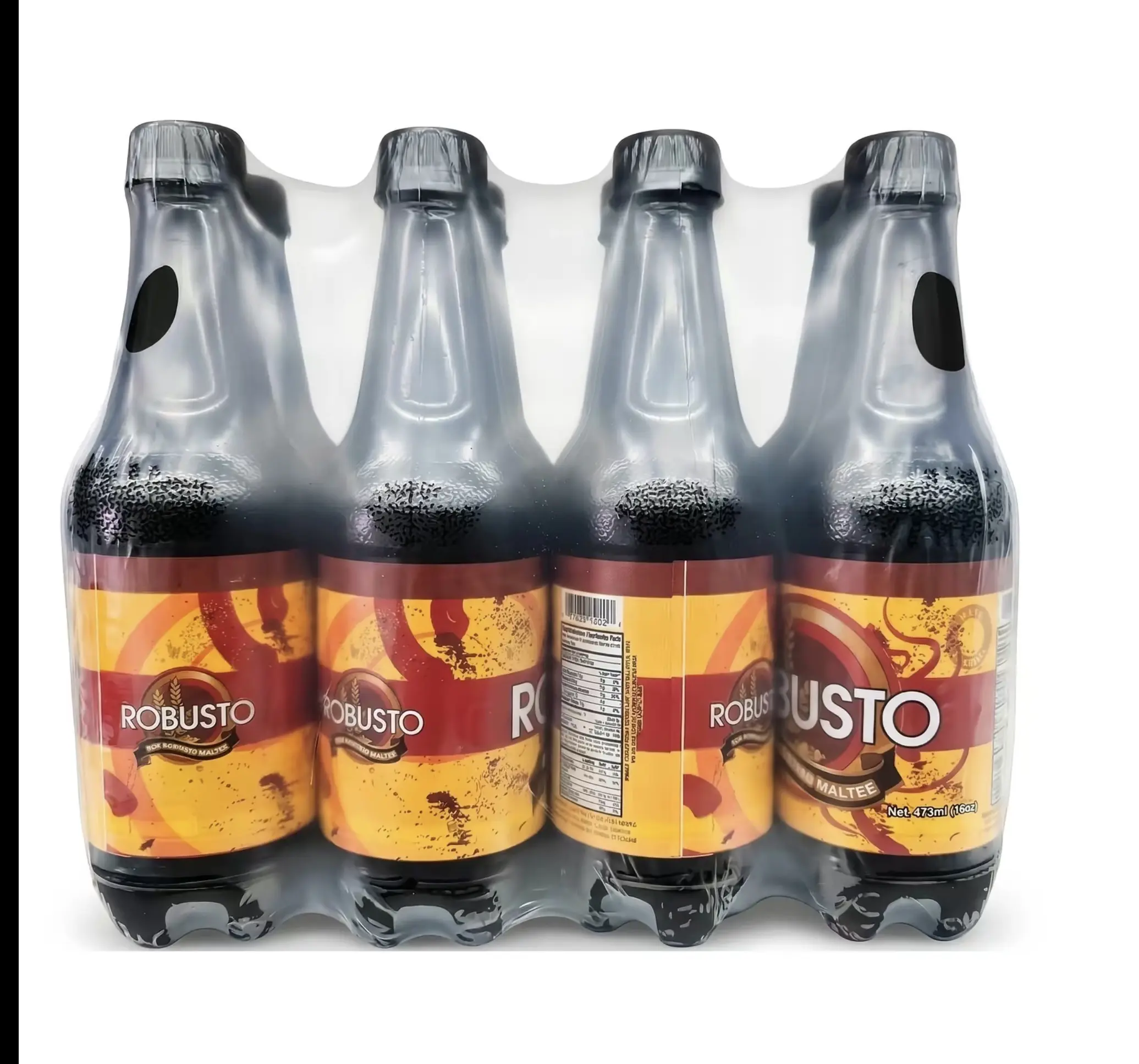 Robusto Non-Dairy Malt Beverage, 12-Pack of 16 oz Bottles