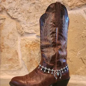 Tourquoise Flower Boot Bracelet