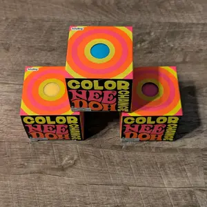 NeeDoh Color Change -  Complete Set of 3 (Yellow,Pink,Blue)