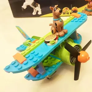 128pcs Movie Series Mystery Plane Adventures, Pumpkin Horseman Hamburger Bombs, 10429 Building Blocks Sets, Compatible with Model