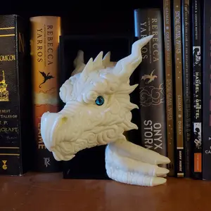 3D Printed Dragon Book Nook - Cloud Dragon