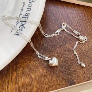 Heart pull-tab necklace for women — summer accessory with unique design, premium feel, versatile chain