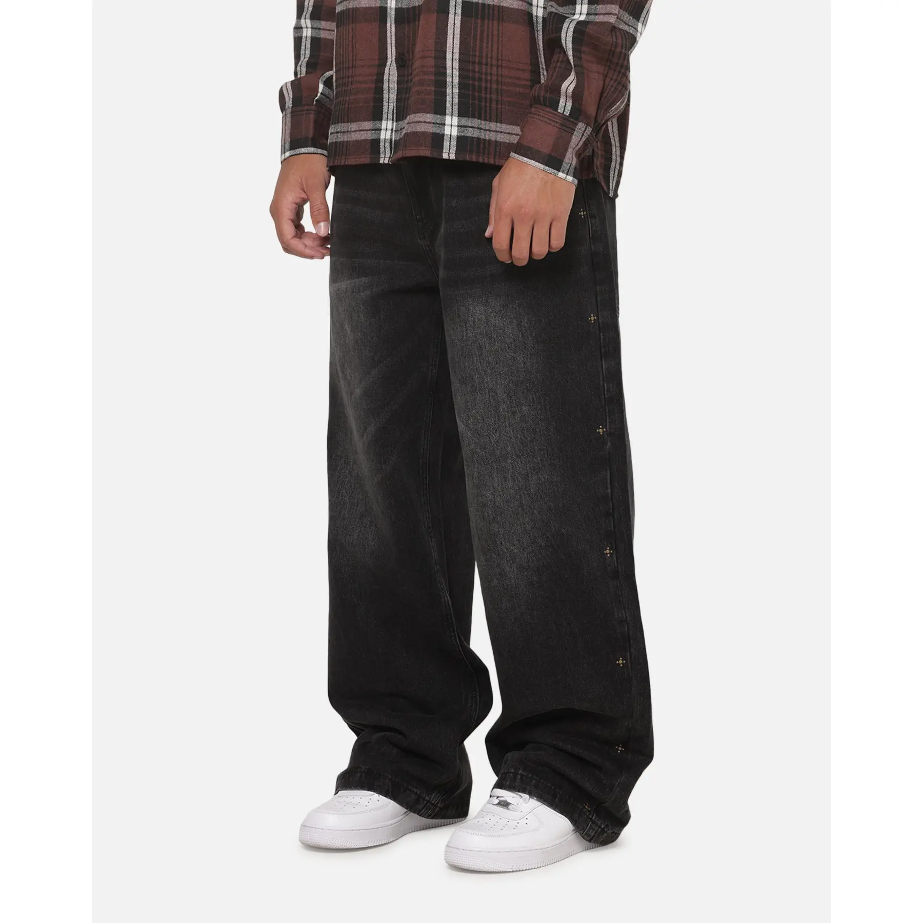 Saint Morta Amplus Pyre Jeans Black Shadow