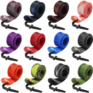 Lengthen Fishing Rod Sleeve Socks Covers Braided Mesh Rod Protector Fishing Tools Accessories for  Casting Sea