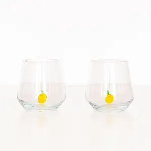 Lemon Drinking Glass