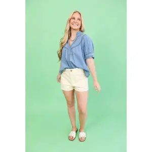 Blaire Denim Blouse