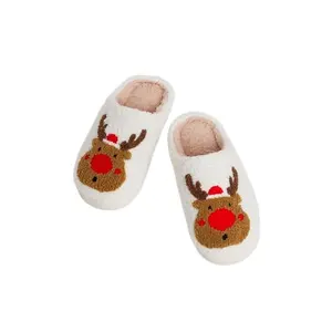 HAPPY FEET REINDEER SLIPPERS