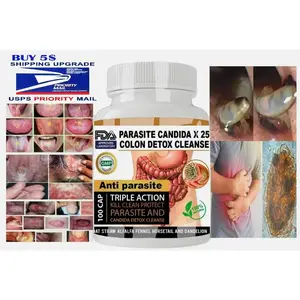 parasite detox clean COLON flush & cleanse parasite cleanse candida support