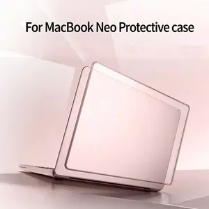 2026 Laptop Case for Macbook Neo 13 Inch A3404, Transparent Scratch Resistant, Easy to Snap On, Protective Case for A18 Pro, Scratch Resistant Cover