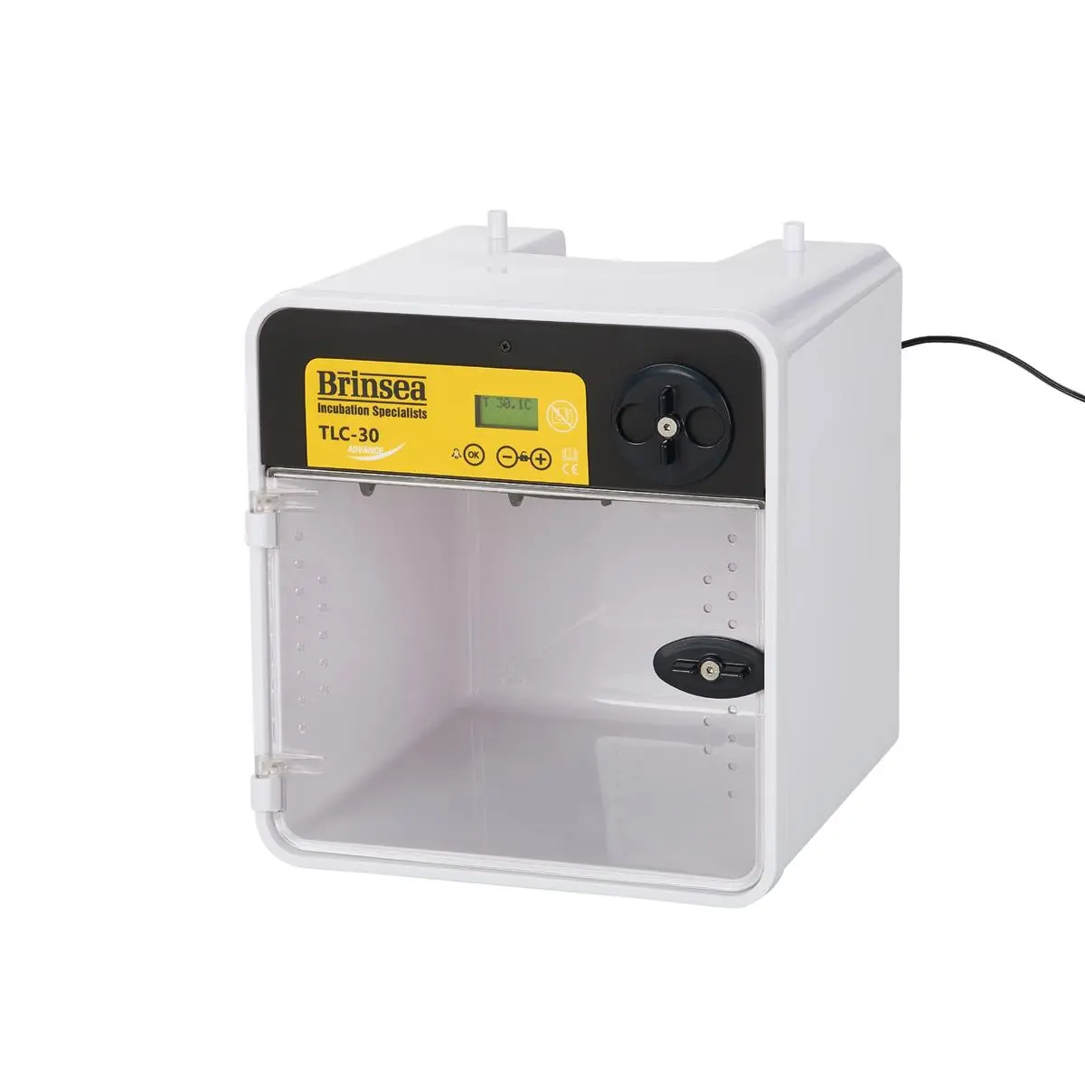 212 MAIN Brinsea USHD381C TLC-30 Advanced Digital Temp-Controlled Rescue Brooder & ICU Incubator for Birds, Stackable Portable Double-Walled Cabinet, 12V Mains Plug Adaptor, Alarms System, Low-Speed Fans, Integrated Carry Handle