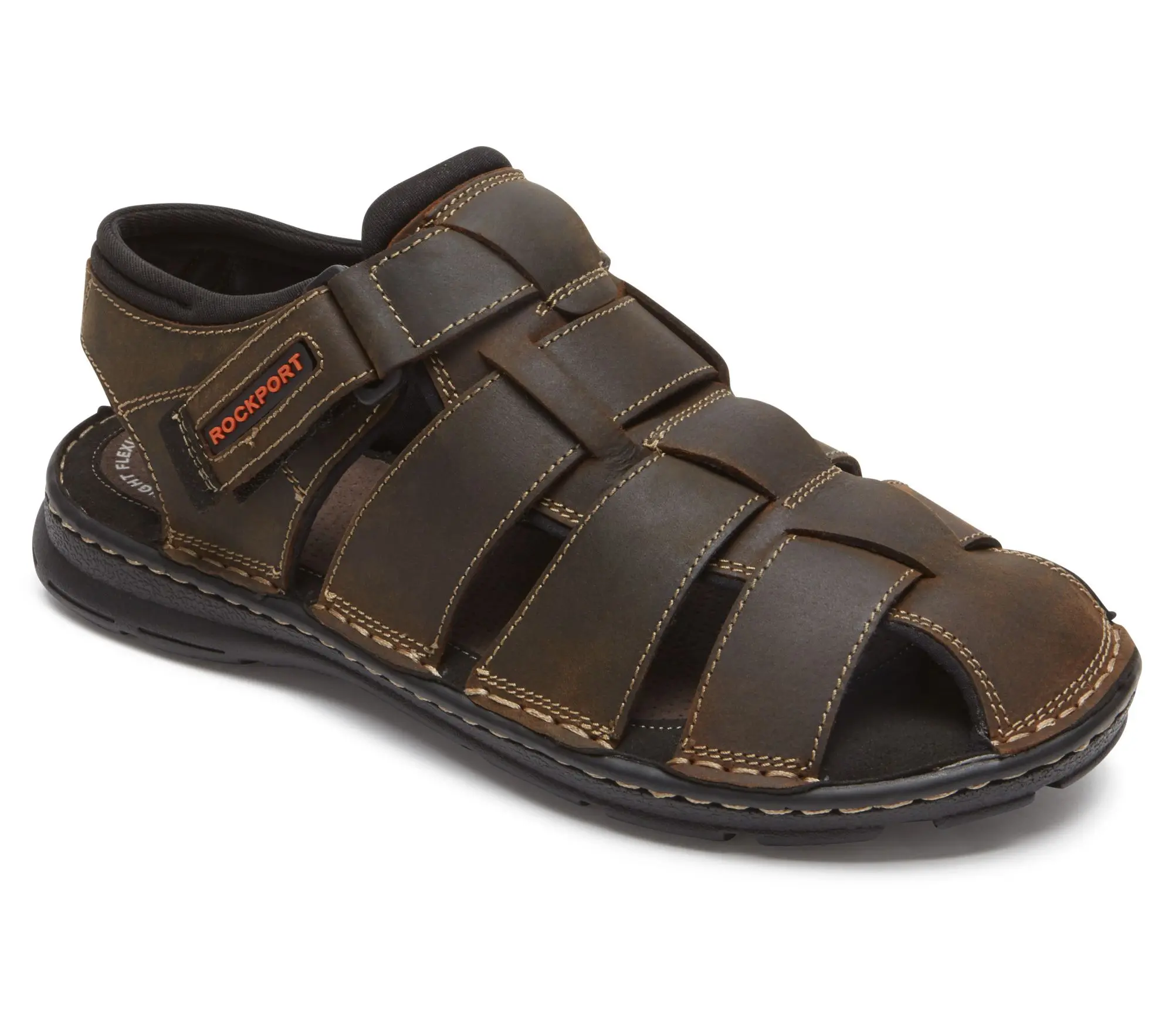 Rockport Men's Leather Fishermen- Darwyn