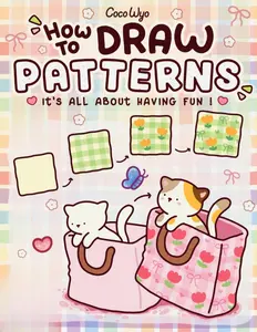 Step-by-Step Drawing Patterns Book and Fun Step-by-Step Guide for Unique Creations Vibrant Full-color Doodle Patterns Water Effects Creative Journey