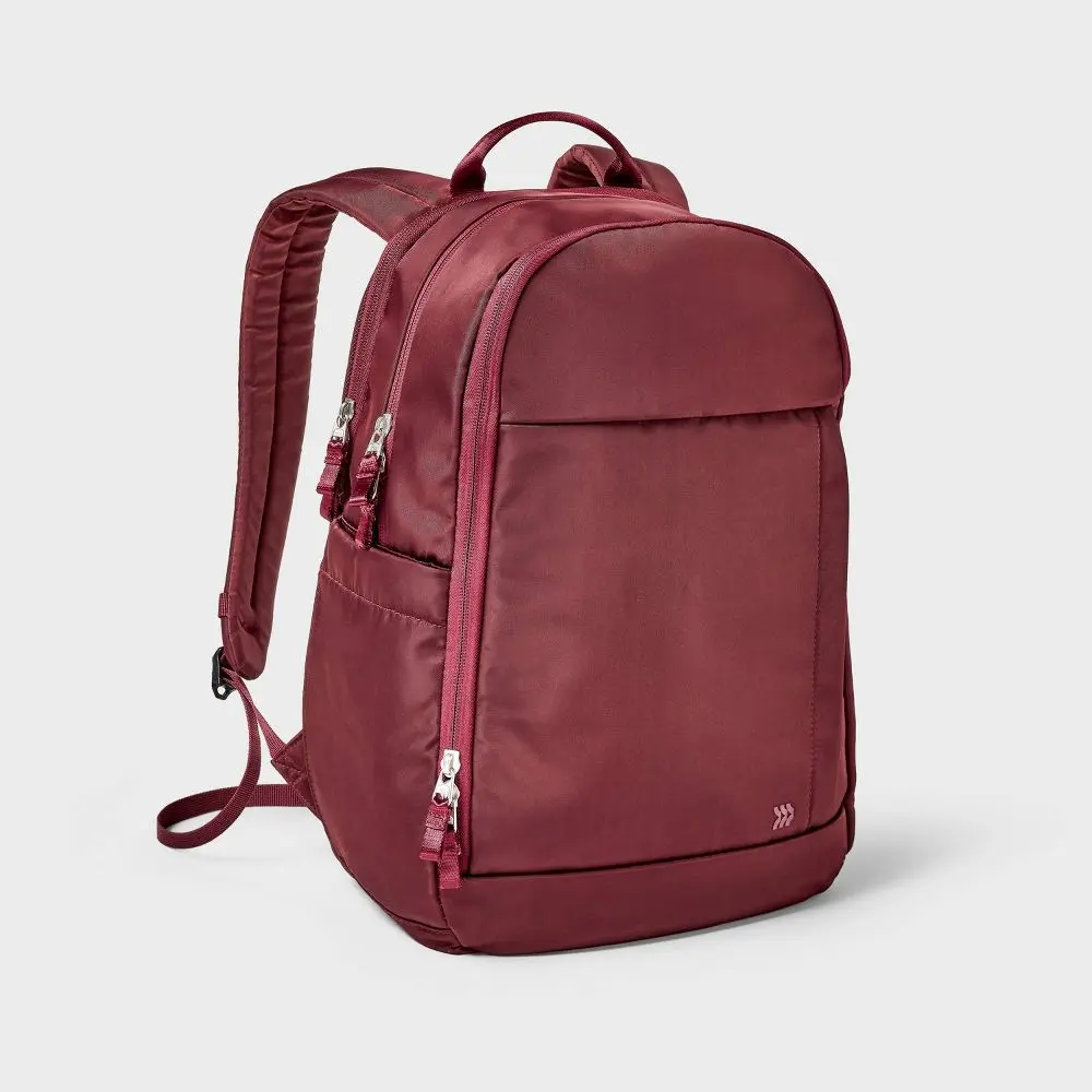 21L Lifestyle Backpack - All In Motion Maroon: Fits 15'' Laptop Water Repellent