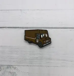 Brown Mail Truck - Beaded Ballpoint Pen
