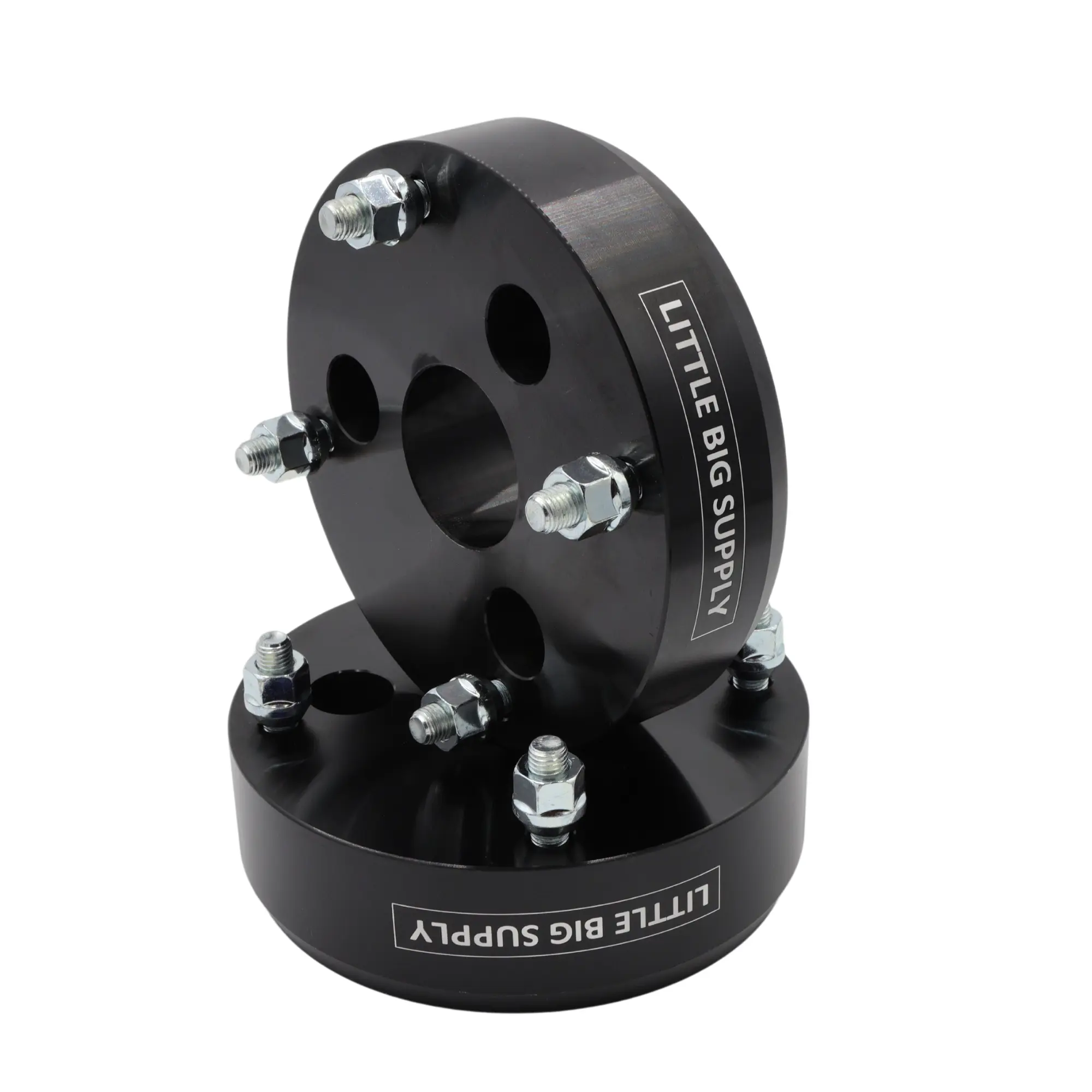 Little Big Supply™ Smart Fortwo Wheel Adapters 4pc Set Staggered 2” Front 2.25” Rear Chamfered Spacers 3x112 to 4x156 450/451 (2006-2015)