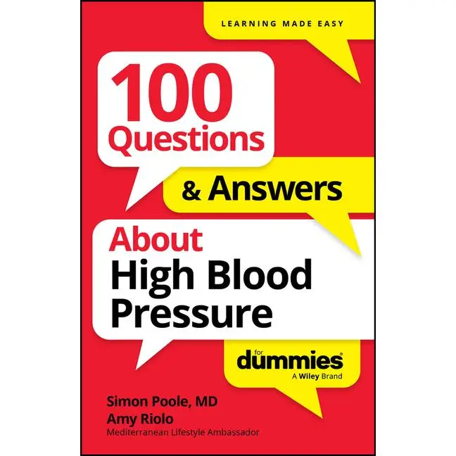 100 Questions & Answers about High Blood Pressure for Dummies by Simon Poole (Paperback)